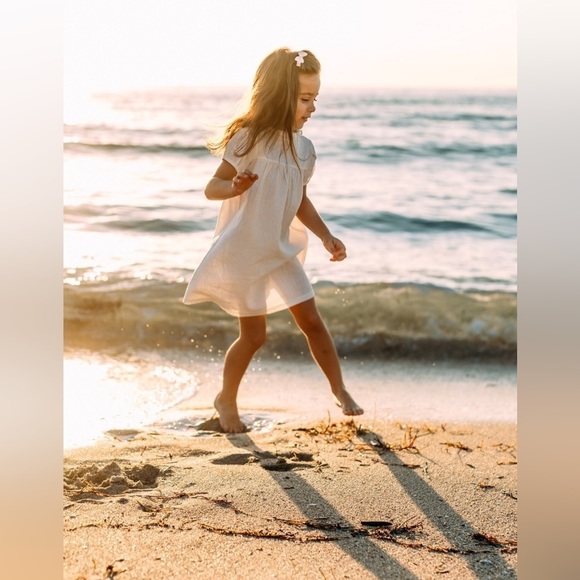 Analogie Gingham Dress Three Quarter Sleeve - Sapphire main image 0